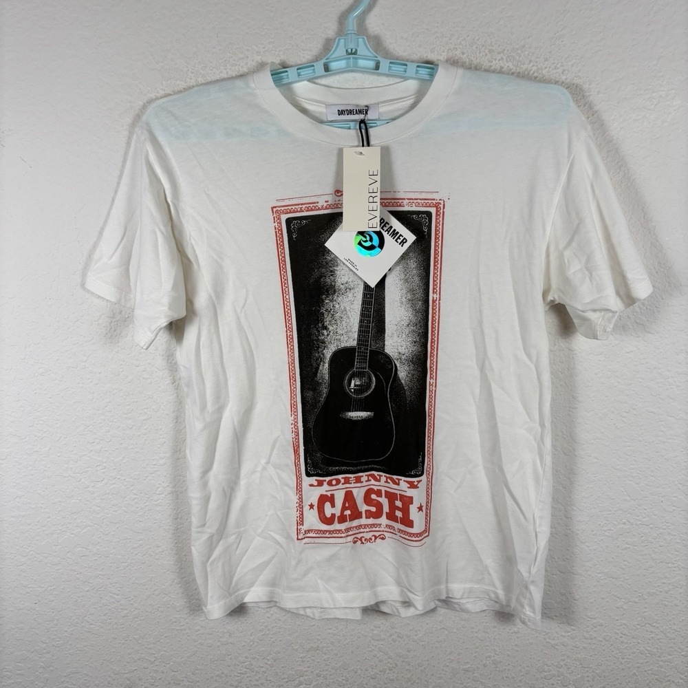 Daydreamer Evereve Mens T Shirt Sz S Small Johnny Cash New With Tags $84 MSRP